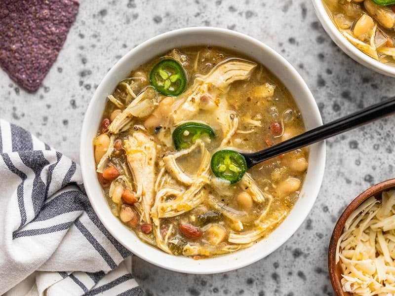 Slow Cooker White Chicken Chili