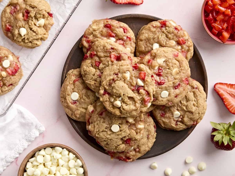 Strawberry Cookies