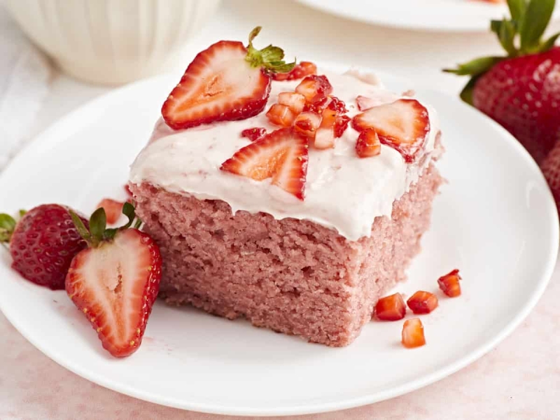 Strawberry Sheet Cake