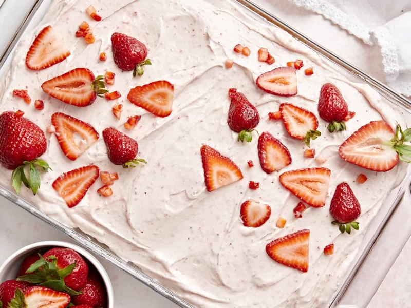 Strawberry Sheet Cake