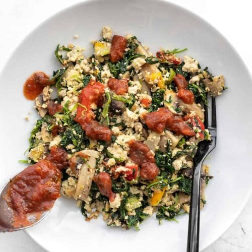 Vegetable Tofu Scramble