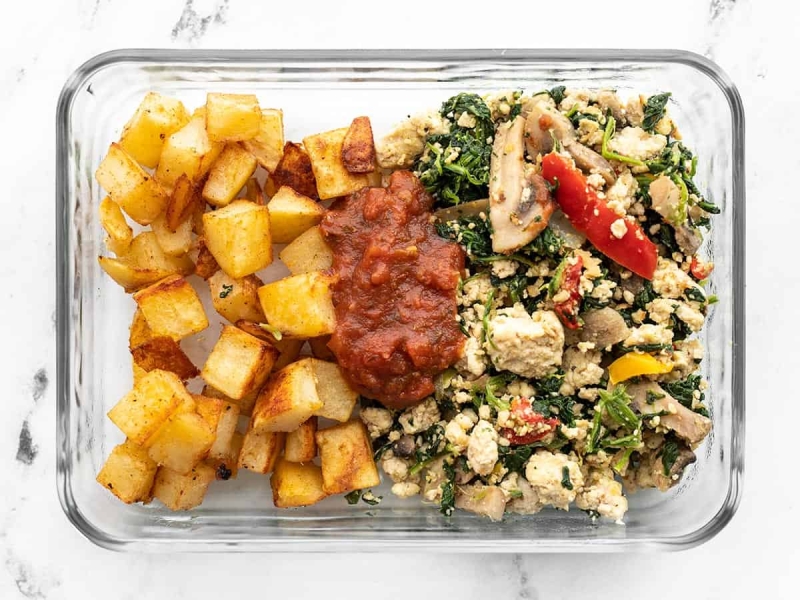 Vegetable Tofu Scramble