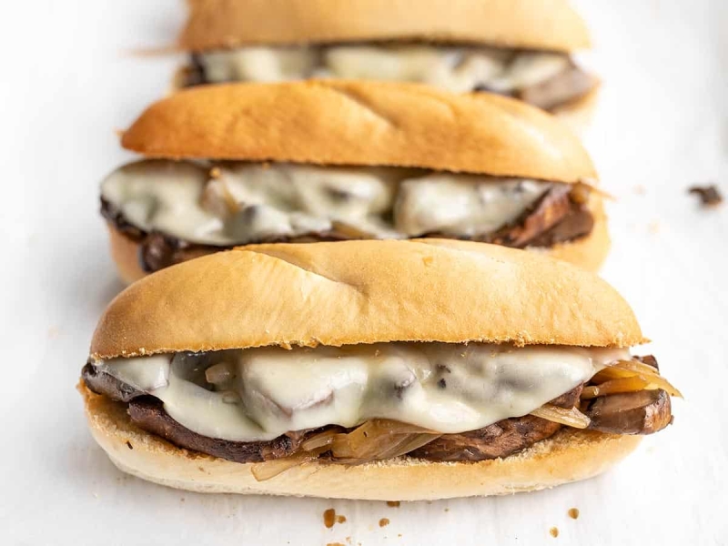 Vegetarian French Dip Sandwiches