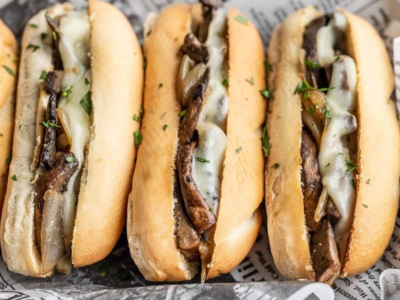 Vegetarian French Dip Sandwiches