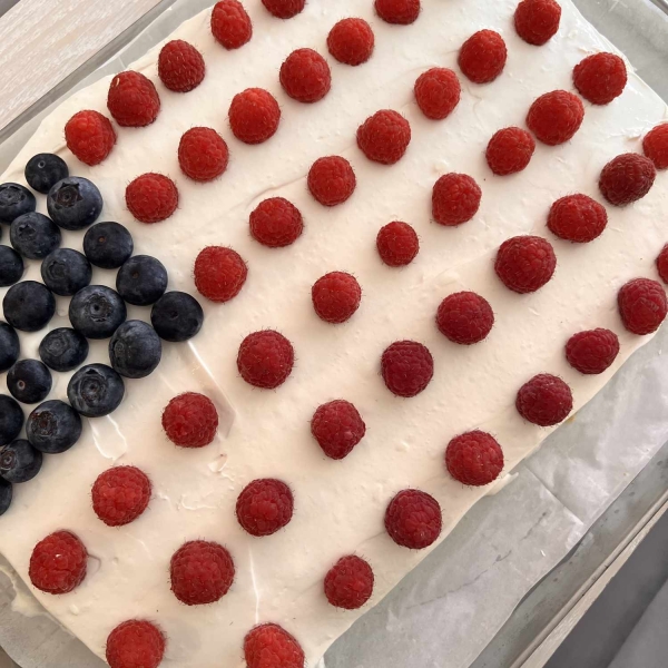 American Flag Cake