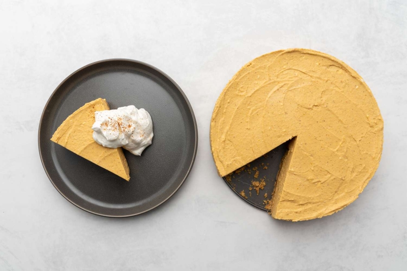 No Bake Pumpkin Cheesecake