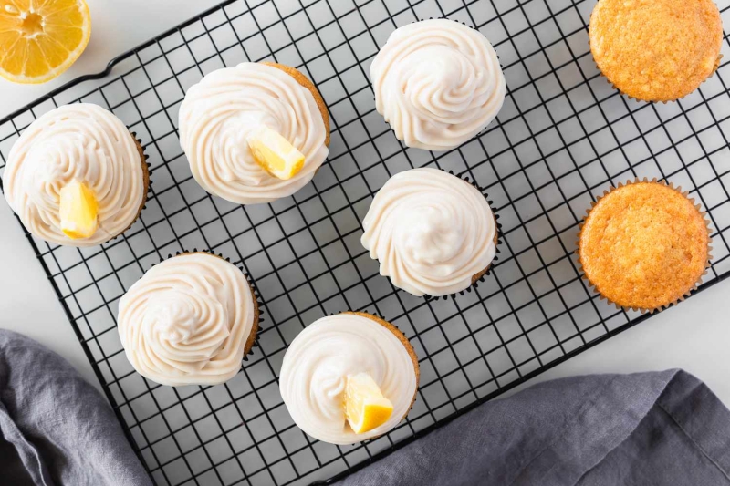 These Dairy-Free Vegan Lemon Cupcakes Are Tangy and Moist