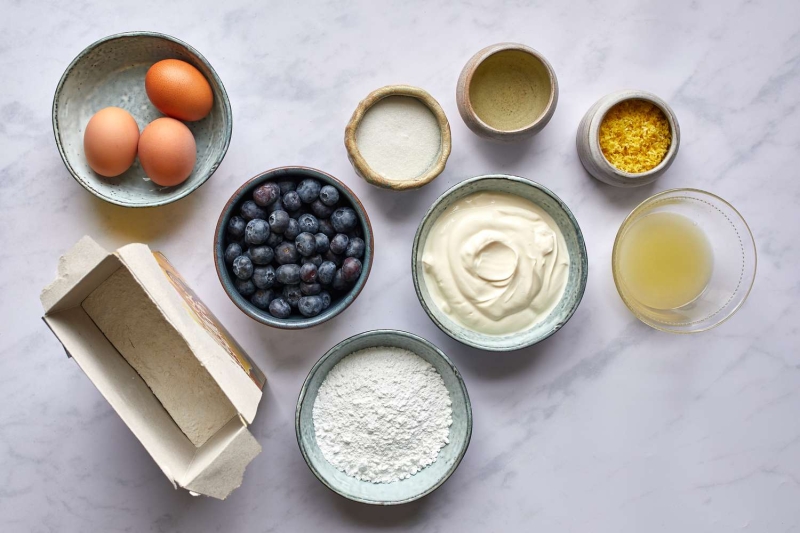 Fresh Blueberry Cake With Cake Mix