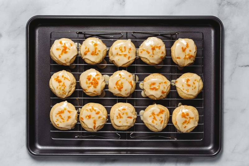 Orange Cookies With Glaze Recipe