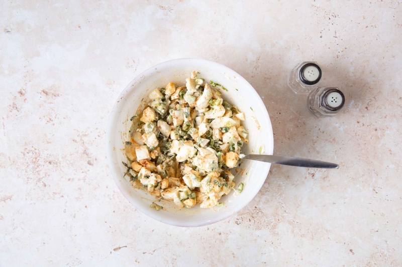 Creamy Egg Salad (Without Mayo)