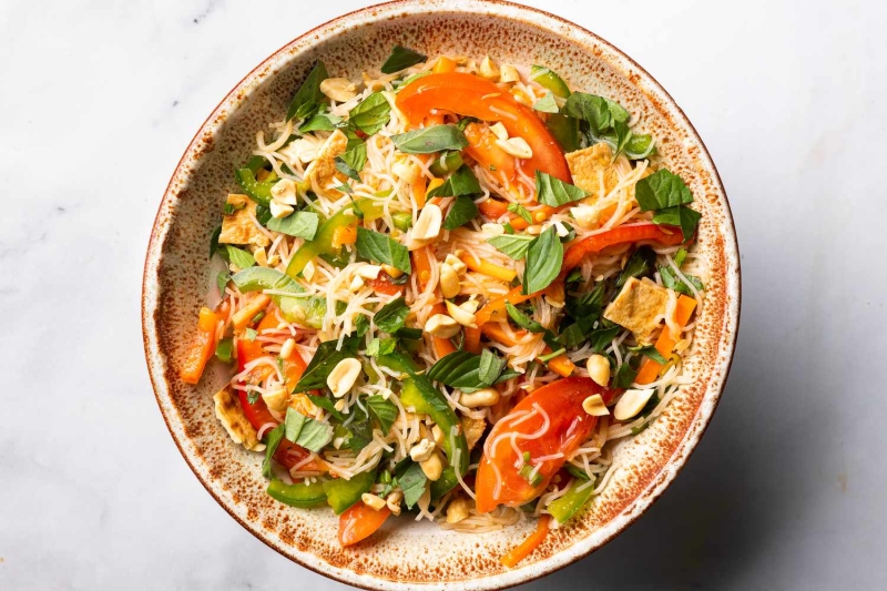 Thai Rice Noodle Salad With Chili-Lime Vinaigrette