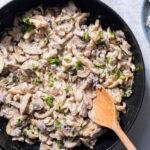 Spaetzle With Mushrooms in Cream Sauce