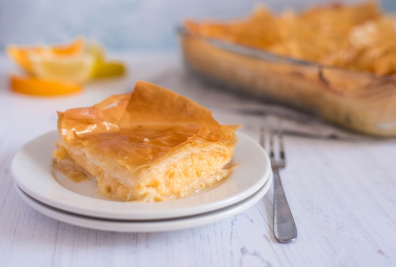 Galaktoboureko: Custard Pie With Phyllo