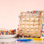 Funfetti Waffle Birthday Cake