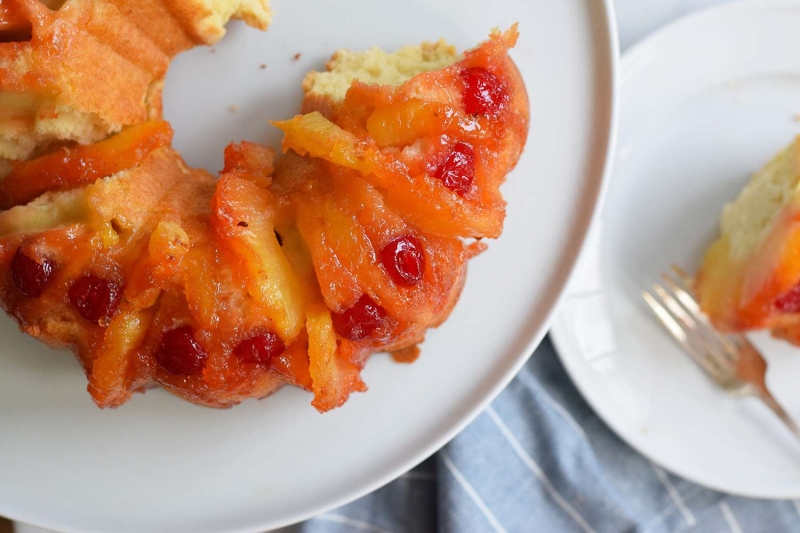 Pineapple Upside Down Bundt Cake