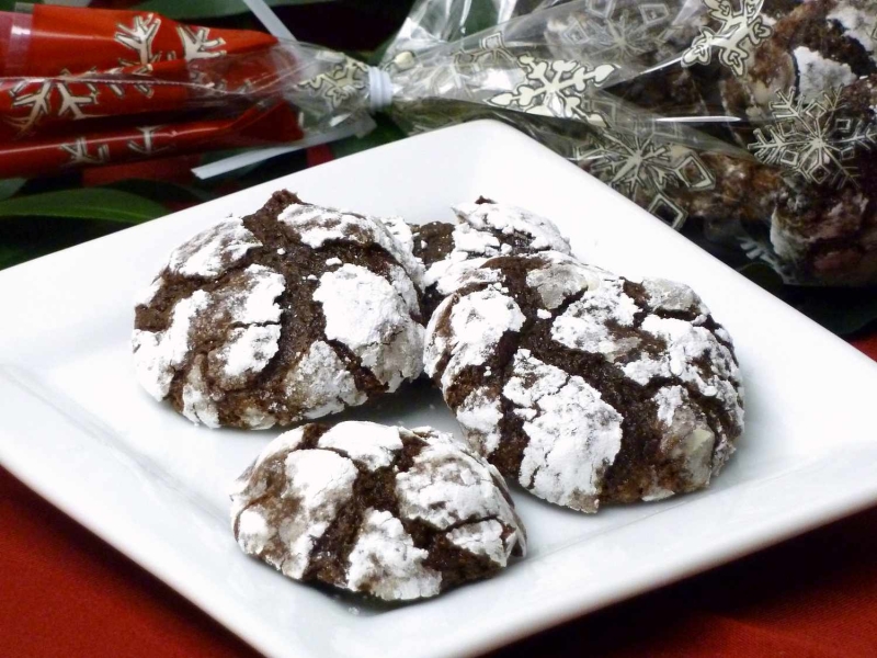 Brownie Crackle-Top Cookies