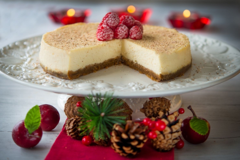 Eggnog Cheesecake