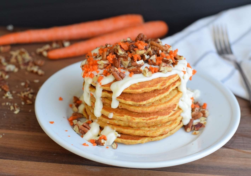 Carrot Cake Pancakes