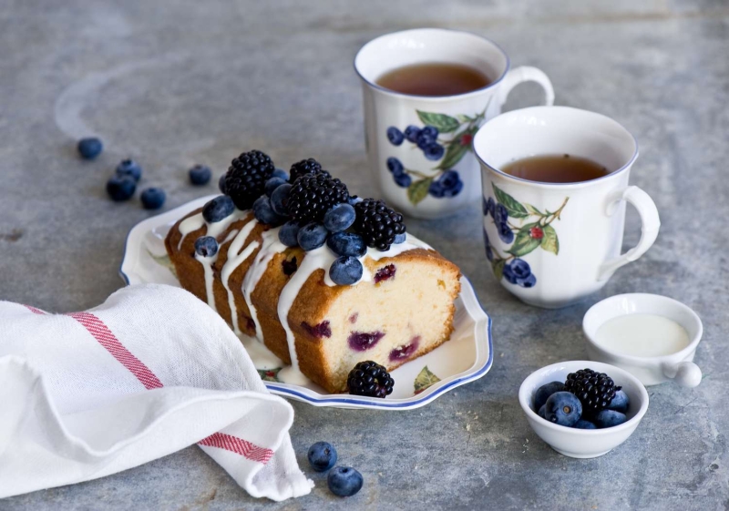 Blueberry Pound Cake