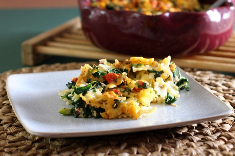 Tasty Tuna, Pasta, and Spinach Florentine Casserole