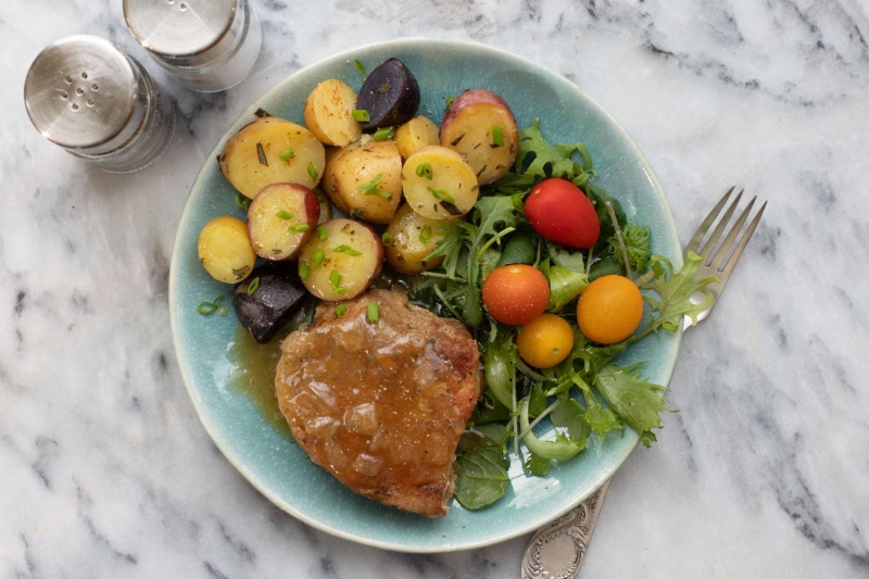 Instant Pot Pork Chops and Potatoes