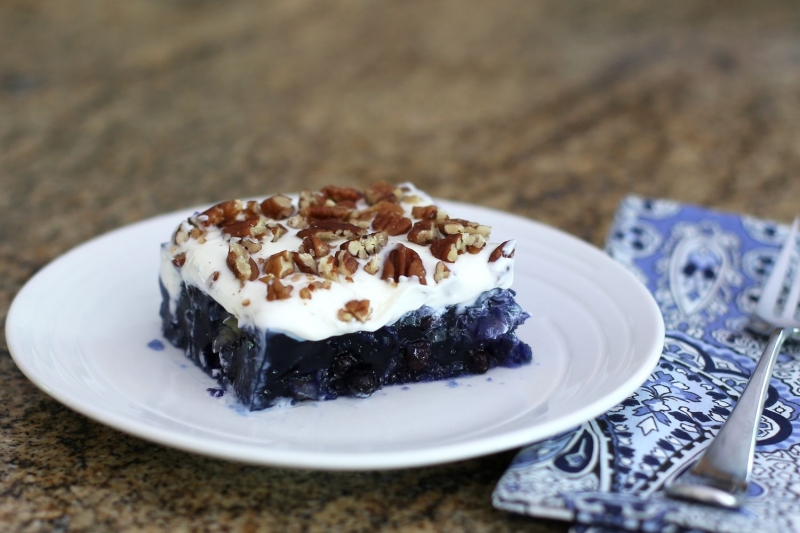 Blueberry Jell-O Salad