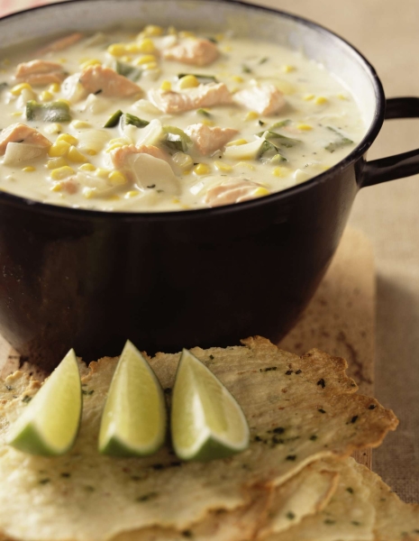 Crockpot Salmon Chowder