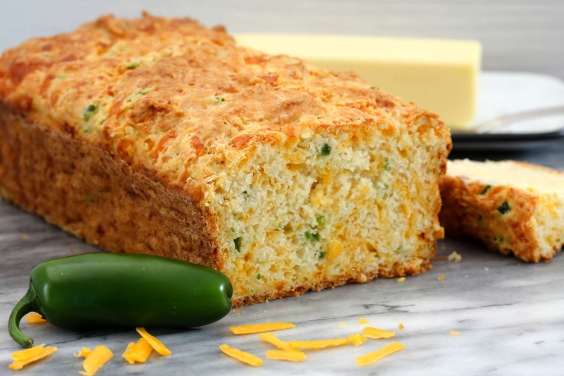 Jalapeño Cheddar Quick Bread Recipe