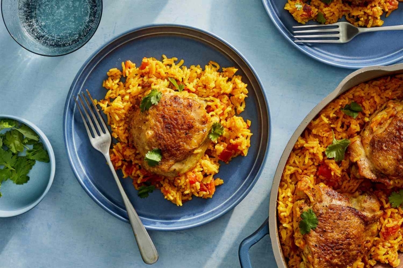 One Pot Chicken and Tomato Rice