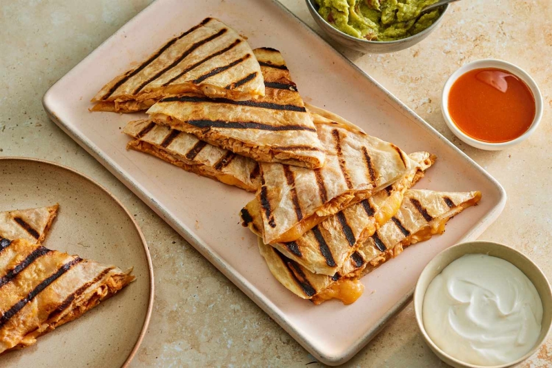 Honey-Chipotle Chicken Quesadillas