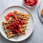 Buckwheat Waffles With Strawberry Compote Recipe