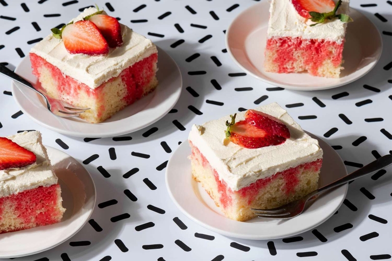 Strawberry Poke Cake