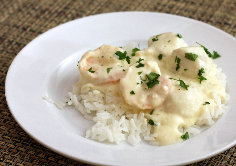 Creamy Seafood Newburg