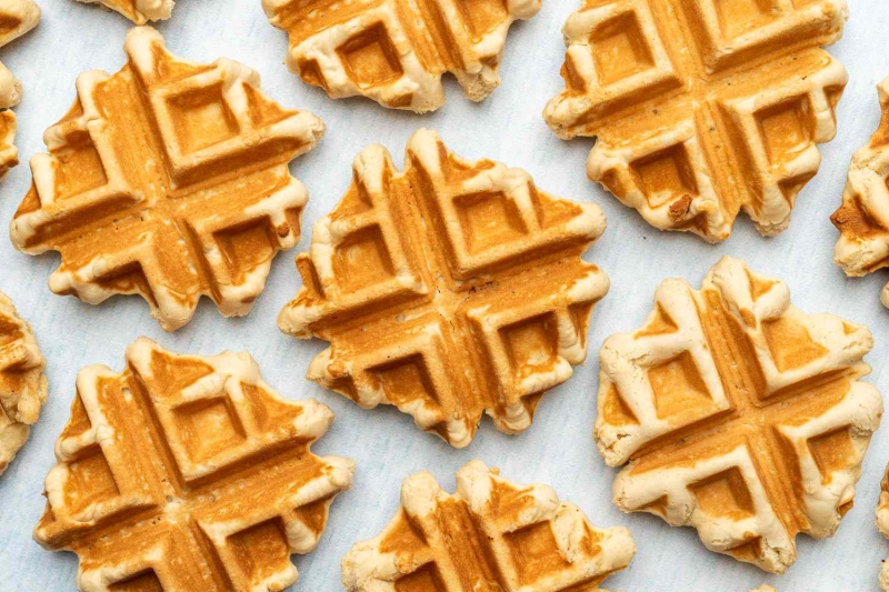 French Belgian Waffle Cookies (Gaulettes)