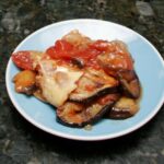 Eggplant and Tomato Casserole With Mozzarella Cheese