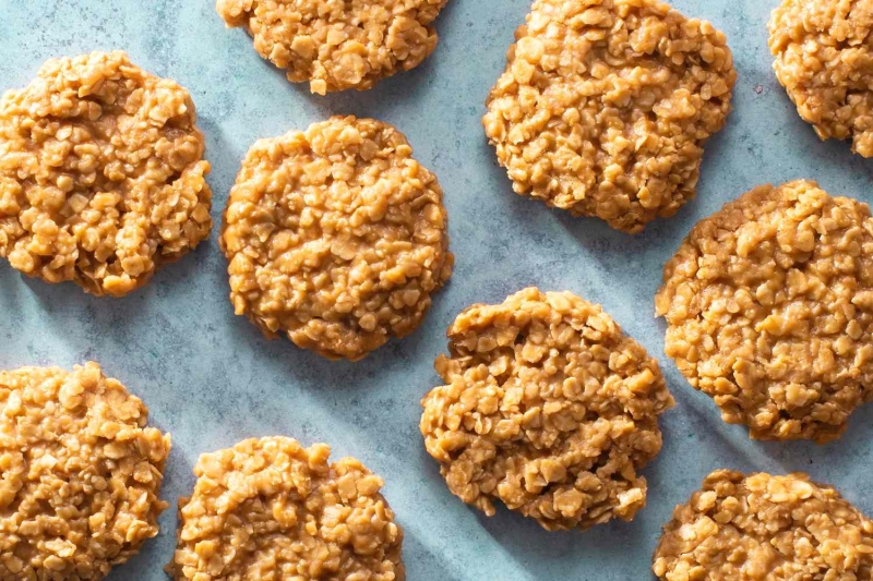 No-Bake Peanut Butter Cookies