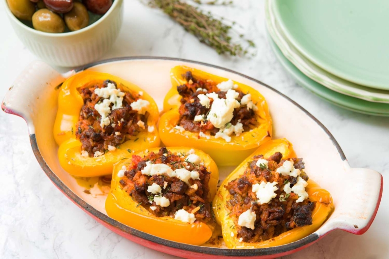 Greek Stuffed Peppers Recipe