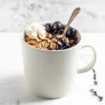 Blueberry Crumble Mug Pie