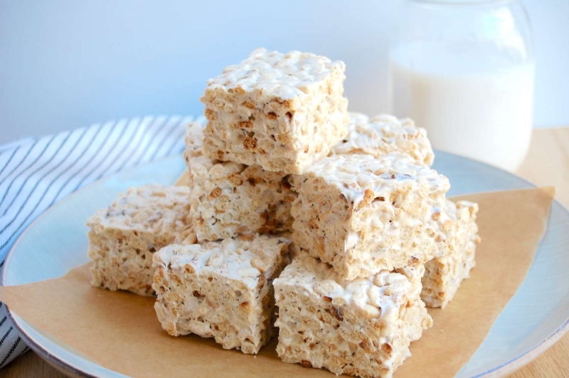 Brown Butter Rice Krispie Treats