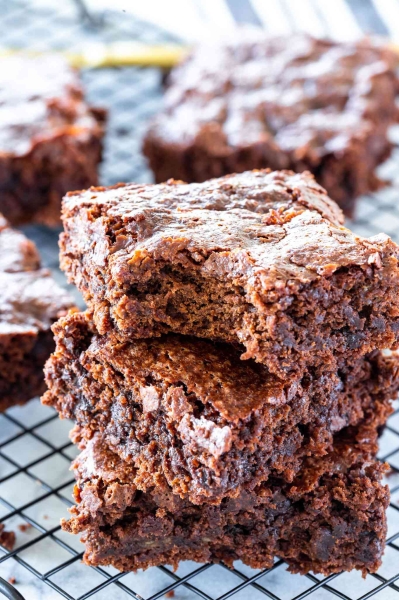 Vegan Dairy-Free Banana Chocolate Brownies