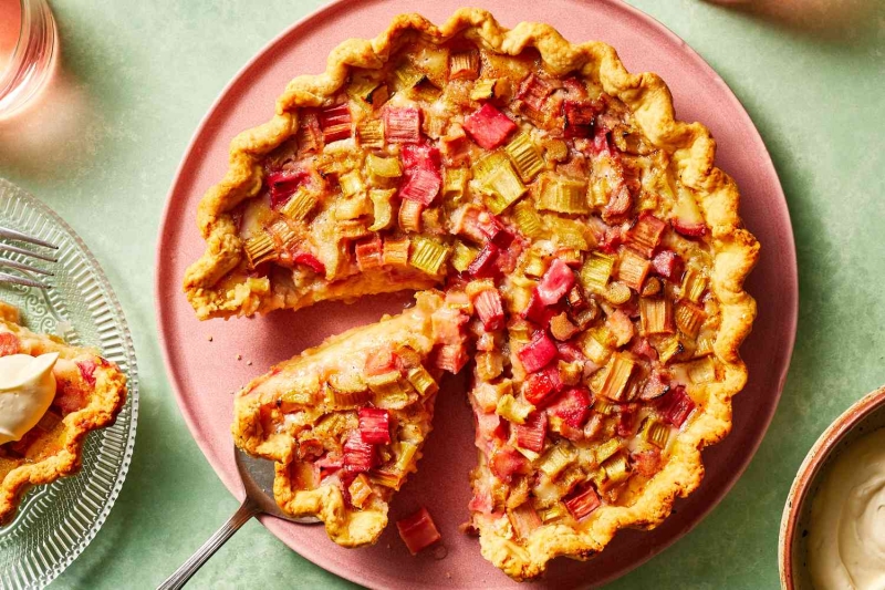 Classic Rhubarb Custard Pie (With Crust Recipe)