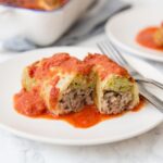 Stuffed Cabbage Rolls With Ground Beef and Rice