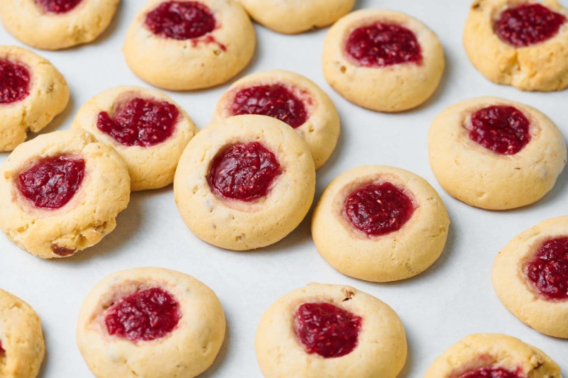 Cream Cheese Thumbprint Cookies