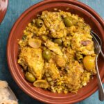 Moroccan Chicken Tagine with Olives and Preserved Lemons