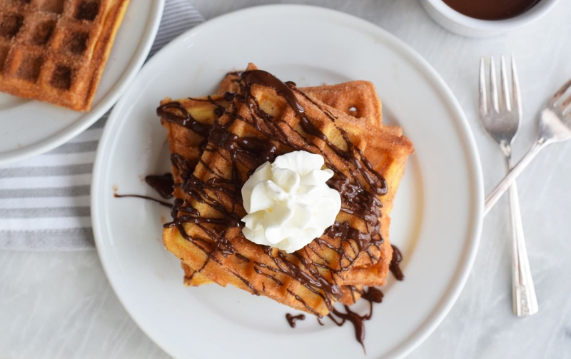 Churro Waffles Recipe