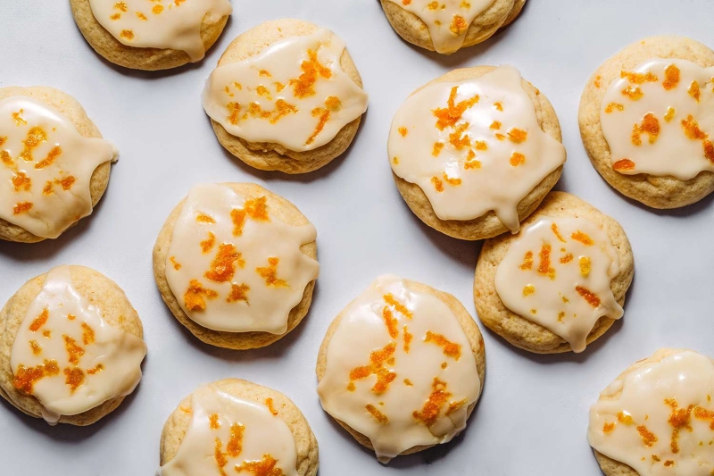 Orange Cookies With Glaze Recipe