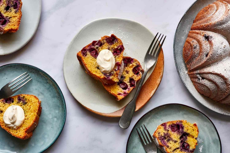 Fresh Blueberry Cake With Cake Mix