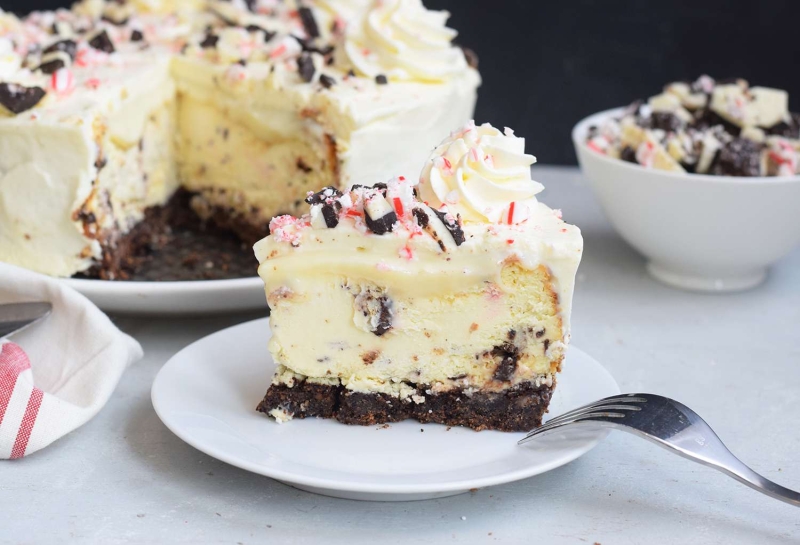 Peppermint Bark Cheesecake Recipe