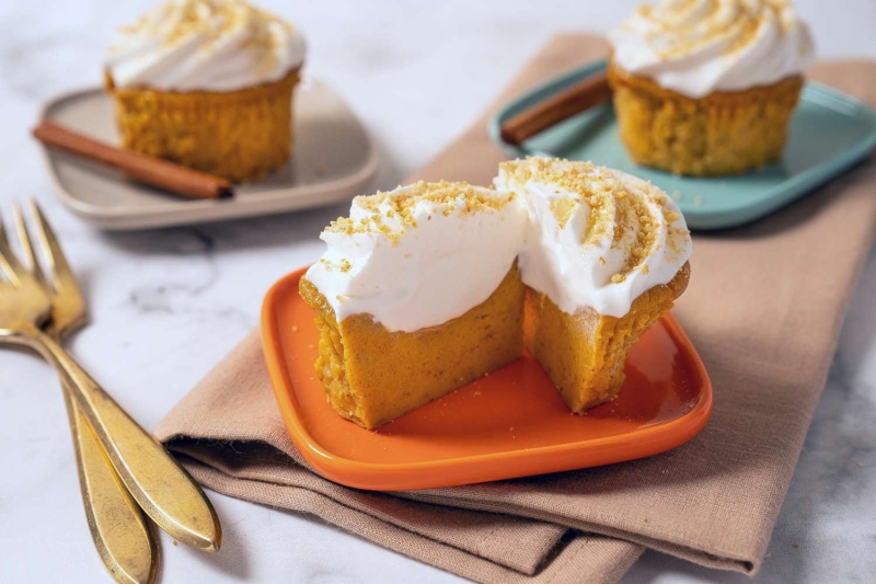 Pumpkin Pie Cupcakes