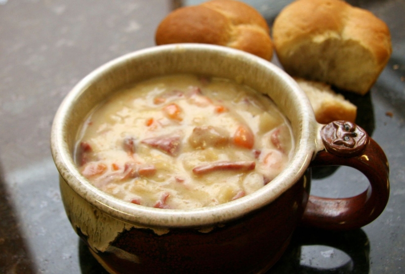 Crock Pot Corned Beef and Cabbage Chowder Recipe